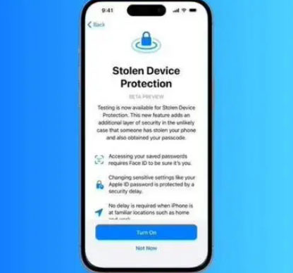 修水苹果授权维修店分享被盗设备保护功能开启方法
